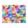 Rainbow Heart Confetti Postcards