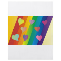 Rainbow heart flyer