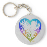 Rainbow Heart keychains
