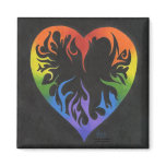 Rainbow Heart magnets