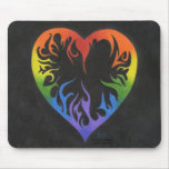 Rainbow Heart mousepads