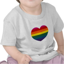 Rainbow Heart T-shirts