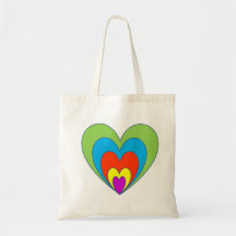 Rainbow Hearts Bag