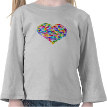 Rainbow Hearts Confetti Shirt