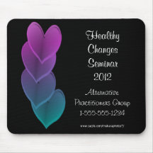 Rainbow Hearts Mousepad  customise as wanted