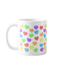 Rainbow Hearts Mug 0001