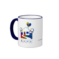 Rainbow House Coffee Mugs