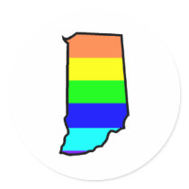 rainbow indiana sticker