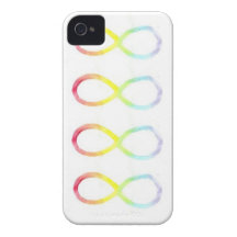 Rainbow Infinity Symbol iPhone Case iPhone 4 Covers