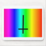Rainbow inverted cross gear mouse mats
