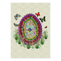 Rainbow Jewels Easter Egg Business Cards