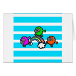 Rainbow Jump Greeting Cards