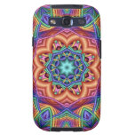 Rainbow kaleidoscope fractal Samsung galaxy case