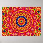 Rainbow Kaleidoscope Series posters