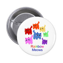 Rainbow kittens! button