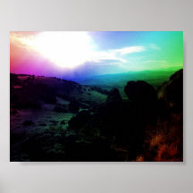 Rainbow Landscape Poster