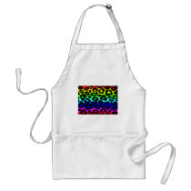 rainbow_leopard_print-altered aprons