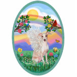 Rainbow Life - Italian Greyhound (fawn) photo sculptures