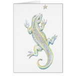 Rainbow Lizard Card