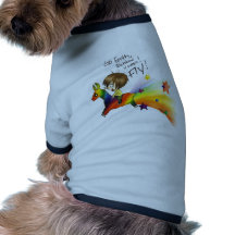 Rainbow Llama Doggie Tee Shirt