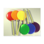 Rainbow Lollies Postcards