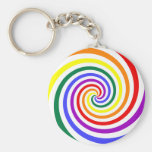 Rainbow Lollipop Key Chains