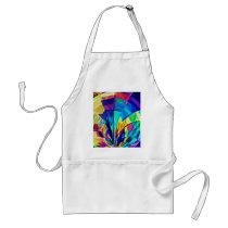 Rainbow Magical Floral Pattern V1 Apron