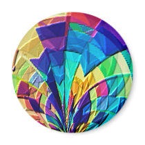Rainbow Magical Floral Pattern V1 Magnet