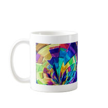Rainbow Magical Floral Pattern V1 Mug