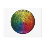 Rainbow Mayan Calendar Postcard