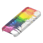 Rainbow melted crayon art iPhone 5 case