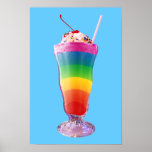 Rainbow Milkshake posters