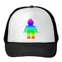 Rainbow Minifig by Customise My Minifig Trucker Hats