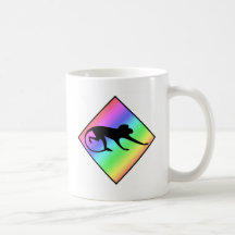 Rainbow Monkey Crossing Coffee Mug