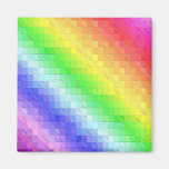 Rainbow Mosaic Magnets
