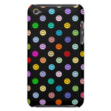Rainbow Multicolor Smiley Face Pattern Case-Mate iPod Touch Case