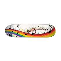 Rainbow Music Board Skateboard Decks
