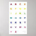 Rainbow NATO Spelling Alphabet Print