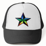 Rainbow Nautical Star Hat