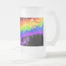 Rainbow Nebula Vector Rainbow Coffee Mug