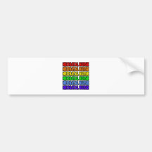 Rainbow Neonatal Nurse Bumper Sticker