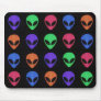 Rainbow of Aliens Mouse Pad