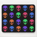 Rainbow of Aliens Mouse Pad mousepads