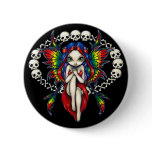 "Rainbow Of Bones" Button