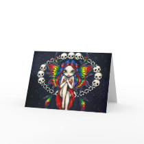 "Rainbow of Bones" Greeting Card