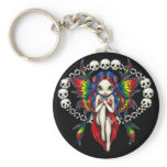 "Rainbow of Bones" Keychain