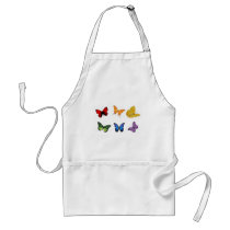 Rainbow of Butterflies Aprons