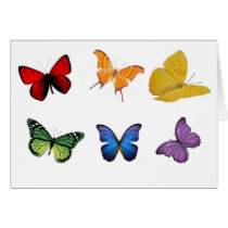 Rainbow of Butterflies Greeting Card