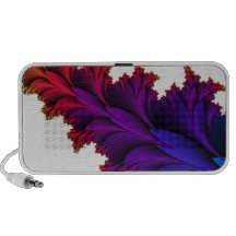 Rainbow of Colors in this Fractal Flower Notebook Speaker