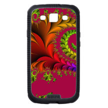 Rainbow of Fractal Art Galaxy SIII Cases